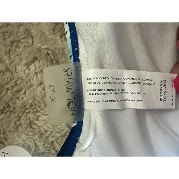 Hot Water tropical underwire triangle bra and string bikini set Size L/M - Picture 8 of 11